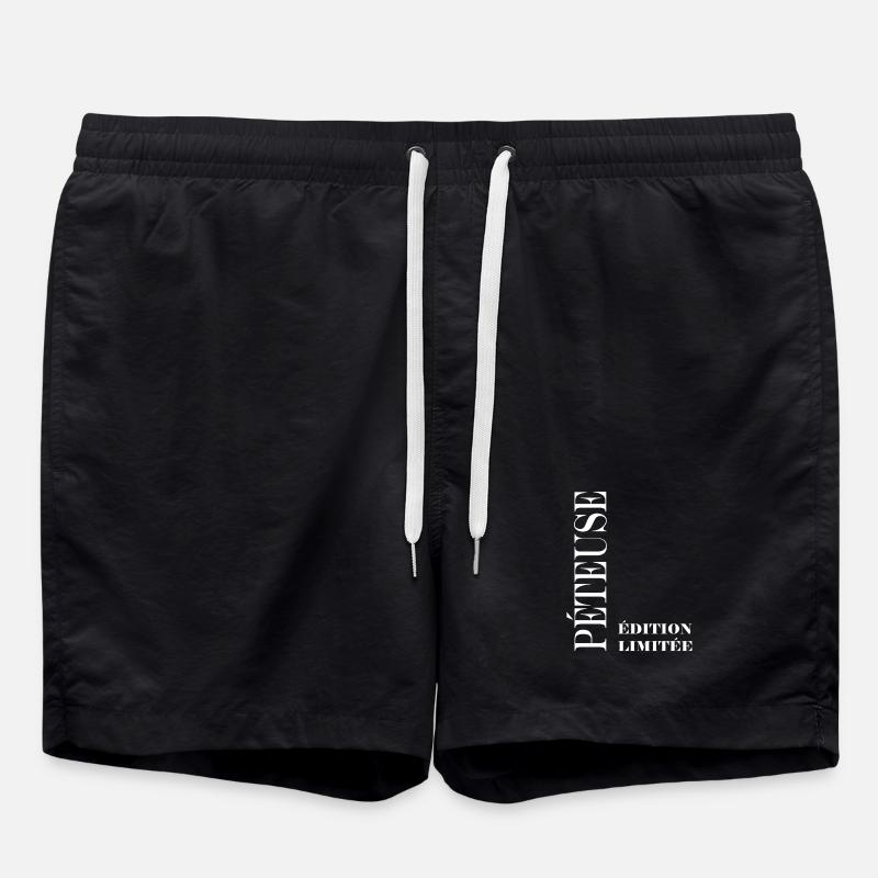 farting - Swim Trunks - black