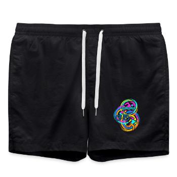 Triathlon - Badeshorts - Schwarz - Vorne - AI Model Male 185 light (185cm)