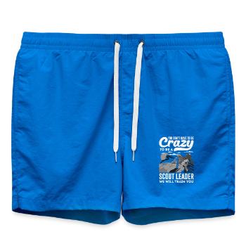 Verrückter Pfadfinderführer Wir Bilden Dich Aus - Badeshorts - Cobalt blue - Vorne