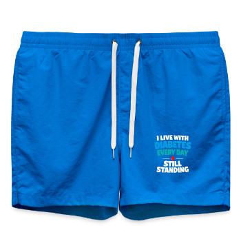 Soutien à l’insuline dans le sang Fierté de type 1 - Short de bain - cobalt blue - Devant
