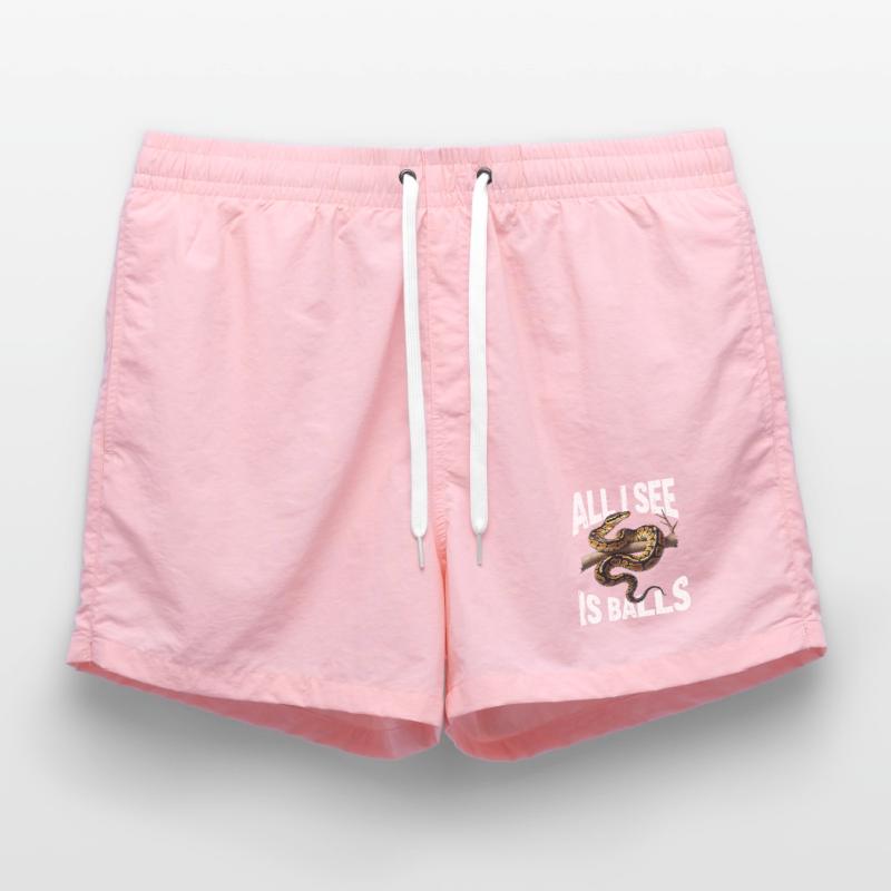 King Python Snakes Lover Terrarium Python Swim Trunks