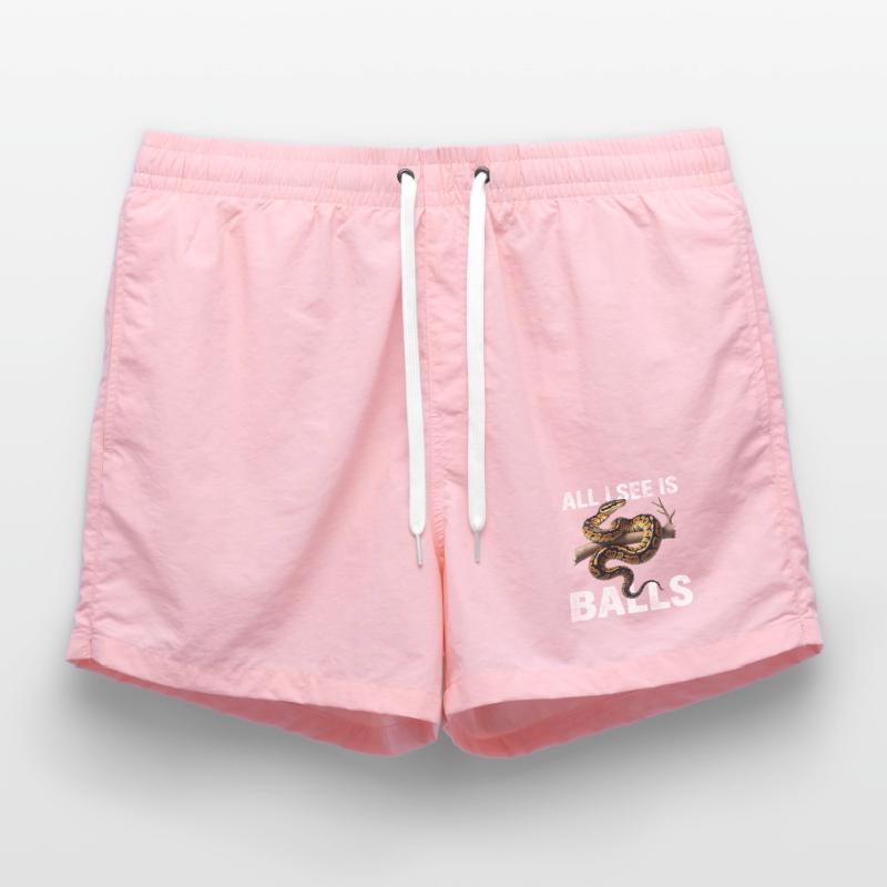 King Python Snakes Lover Terrarium Python Swim Trunks