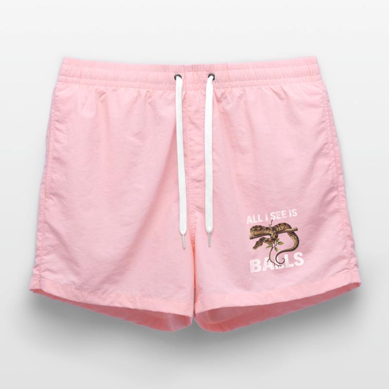 King Python Snakes Lover Terrarium Python Swim Trunks