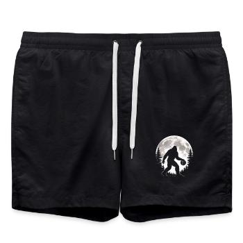 Bigfoot Basketball Player - Swim Trunks - black - Front - AI Model Male 185 light (185cm)