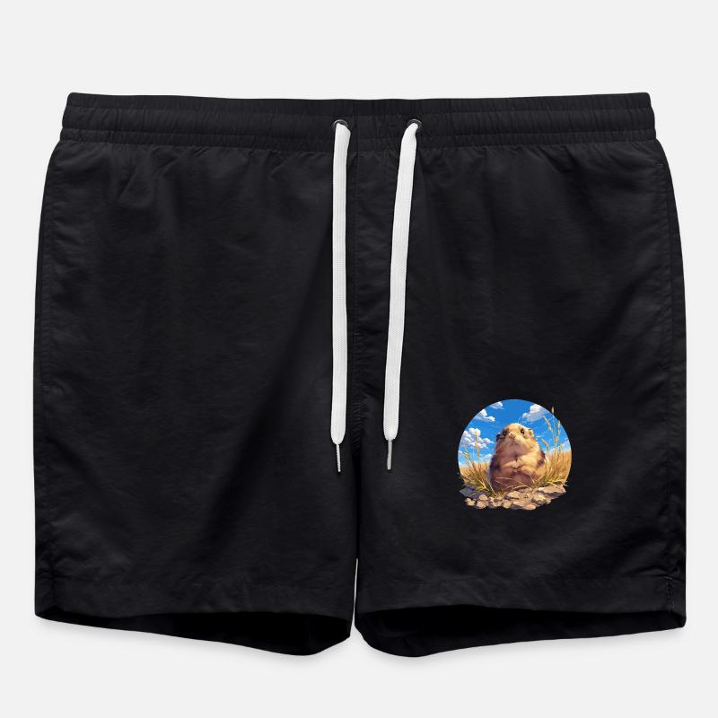 Lemminge Lemming - Badeshorts - Schwarz