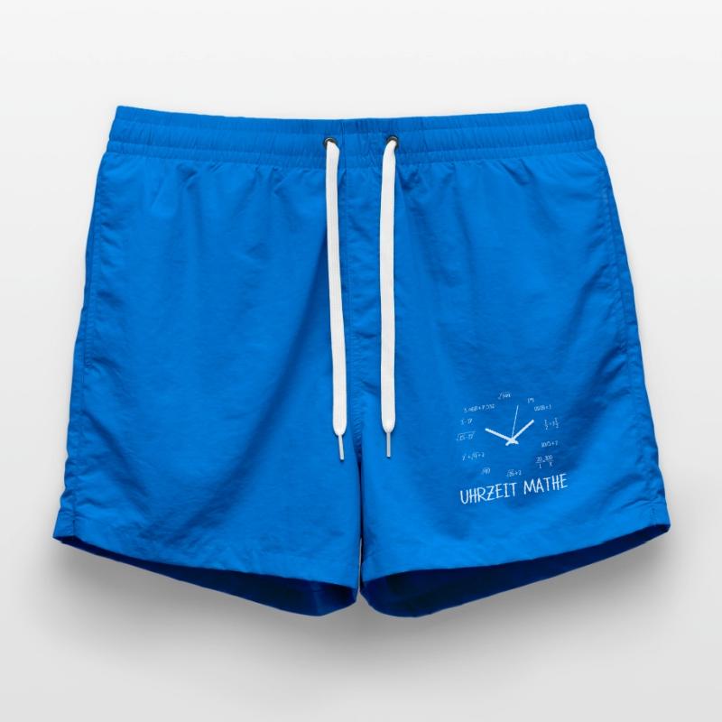 Temps maths math élève enseignant de maths Short de bain