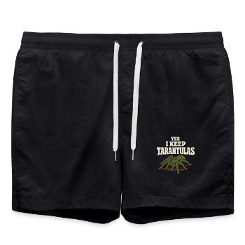 Propriétaire d’araignée Propriétaire de la Tarentule - Short de bain - noir - Devant - AI Model Male 185 light (185cm)