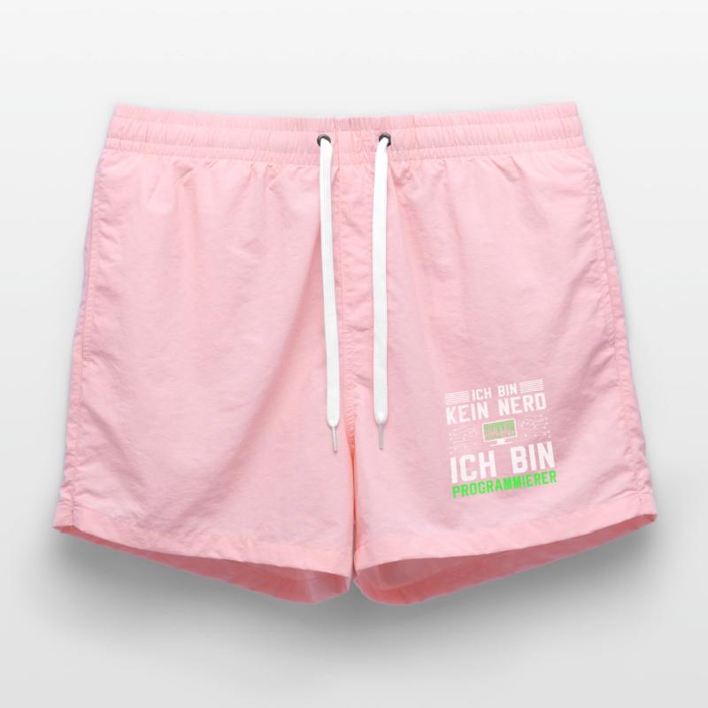 Computer I'M NOT A NERD I'M A PROGRAMMER Swim Trunks