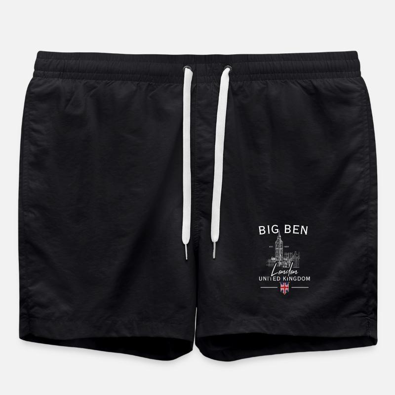 Big Ben London Skyline - Short de bain - noir