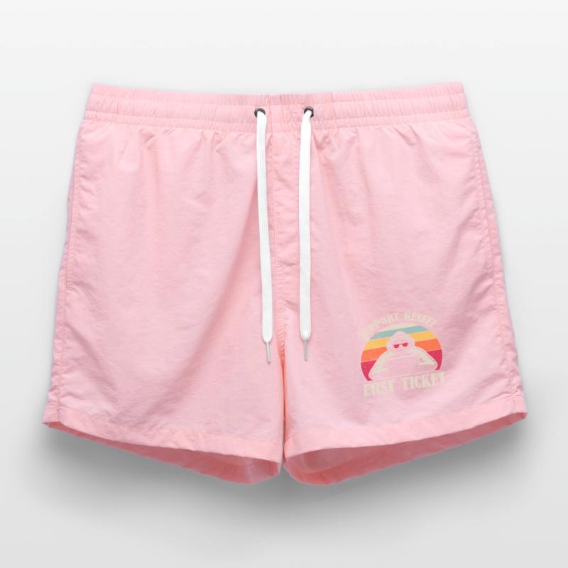 Computer Science Coder SUPPORT LAW FIRST TICKET Swim Trunks