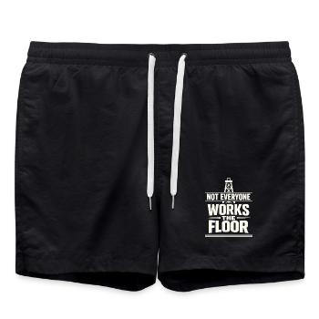 Surface de forage de forage offshore Surface de forage - Short de bain - noir - Devant - AI Model Male 185 light (185cm)