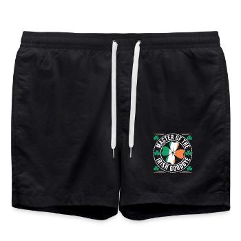 Adieu du Maître des Irlandais, la Saint-Patrick - Short de bain - noir - Devant - AI Model Male 185 light (185cm)