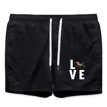Lizards Lizard - Swim Trunks - black - Front - AI Model Male 185 light (185cm)