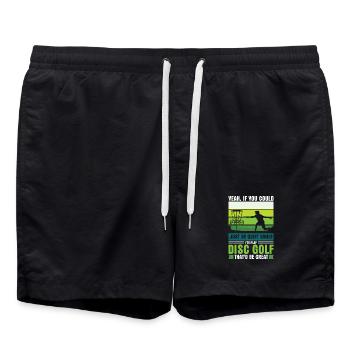 Disc Golf Gifts Disc Golf - Swim Trunks - black - Front - AI Model Male 185 light (185cm)