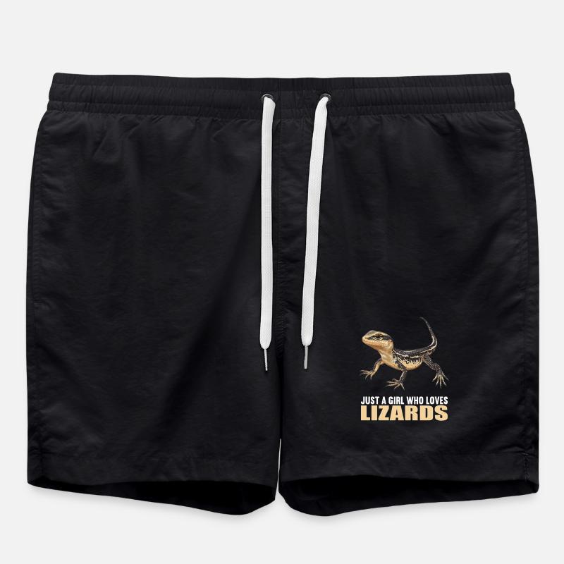 Ödlor ödla - Badshorts - svart