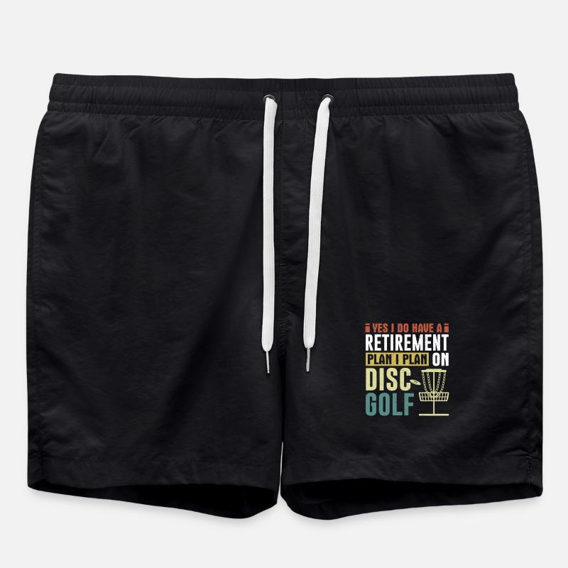 Disc Golf Gifts Disc Golf - Swim Trunks - black