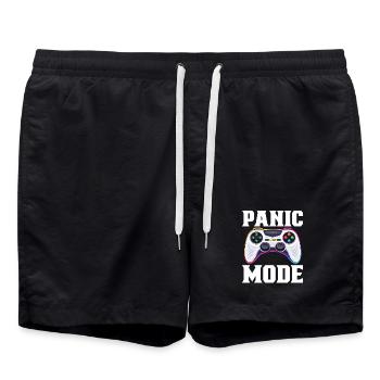 Gaming Gamer Video Games Controllers Gaming Gamers - Swim Trunks - black - Front - AI Model Male 185 light (185cm)