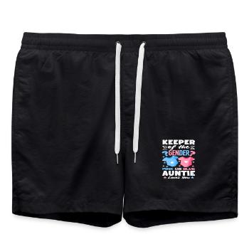 Tuteur du genre Tante t’aime - Short de bain - noir - Devant - AI Model Male 185 light (185cm)