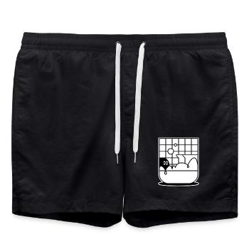 Tub Thug - Badeshorts - Schwarz - Vorne - AI Model Male 185 light (185cm)