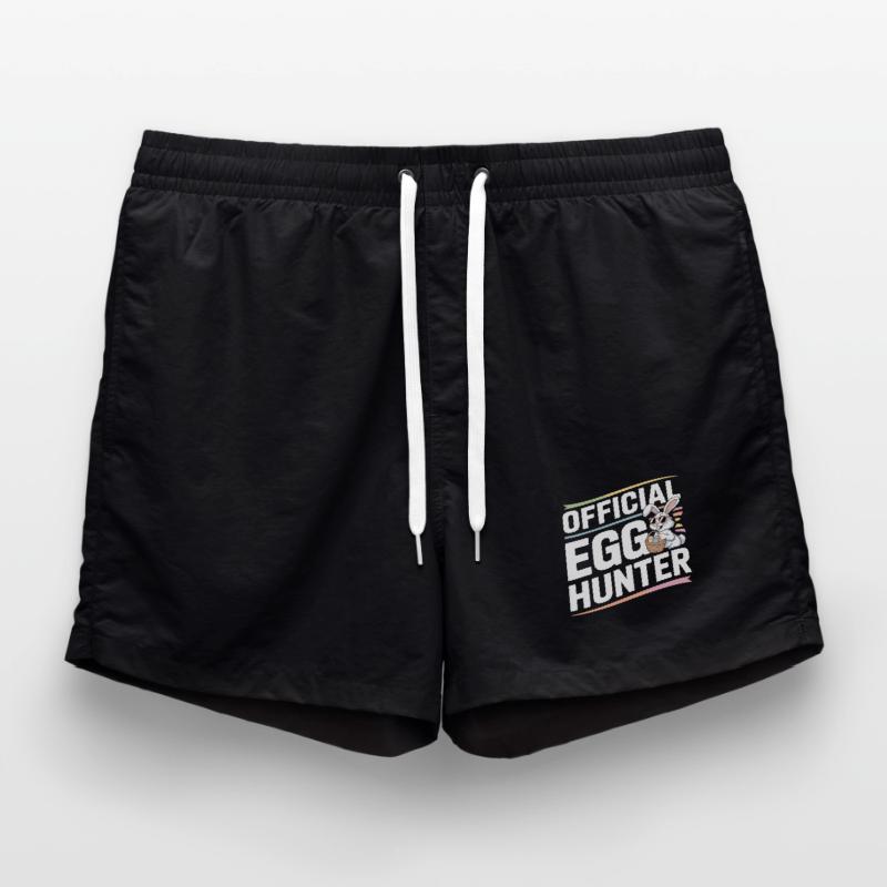 Official Egg Hunter Easter Bunny Easter Humor Swim Trunks