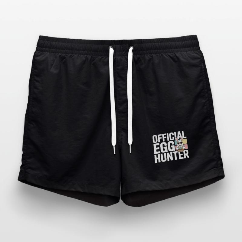 Official Egg Hunter Easter Bunny Easter Humor Swim Trunks
