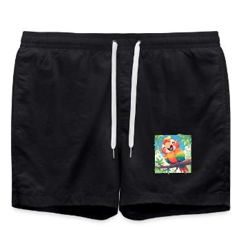 Aras Ara - Badeshorts - Schwarz - Vorne - AI Model Male 185 light (185cm)