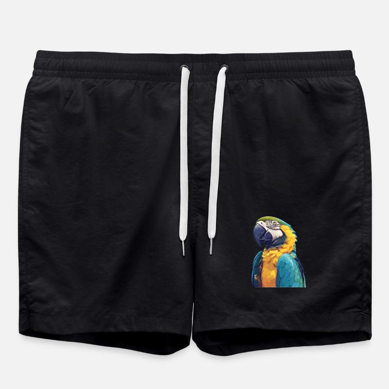 Macaw's Era - Swim Trunks - black