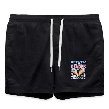 Lui ou elle quelle nouvelle glace - Short de bain - noir - Devant - AI Model Male 185 light (185cm)