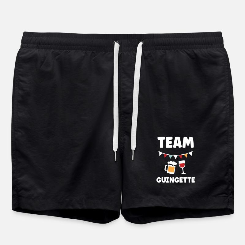Team Guinguette Festif - Short de bain - noir