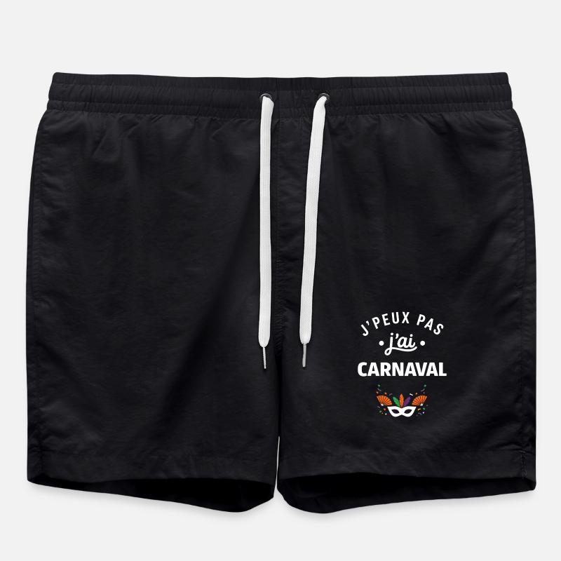 Karneval - Badeshorts - Schwarz