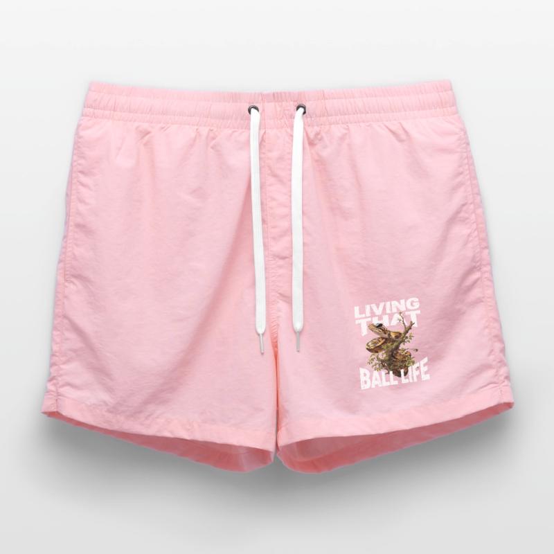King Python Snakes Lover Terrarium Python Swim Trunks