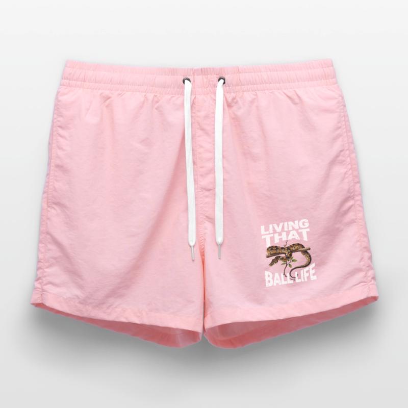 King Python Snakes Lover Terrarium Python Swim Trunks