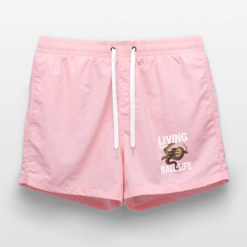 King Python Snakes Lover Terrarium Python Swim Trunks