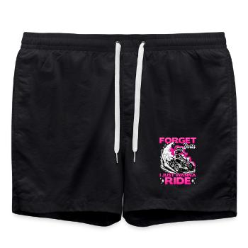 Quad ATV Femme Fille Quad Quad - Short de bain - noir - Devant - AI Model Male 185 light (185cm)