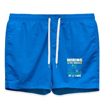 Elektriker Elektroniker Elektroinstallateur - Badeshorts - Cobalt blue - Vorne