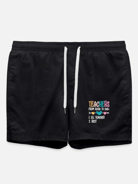 ELL Teacher English Language - Swim Trunks - black