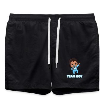 Team Boy Bébé Mignon Design - Short de bain - noir - Devant - AI Model Male 185 light (185cm)