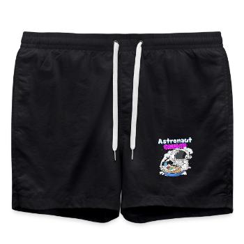Astronaut Crunch Breakfast Cornflakes Cereal - Swim Trunks - black - Front - AI Model Male 185 light (185cm)