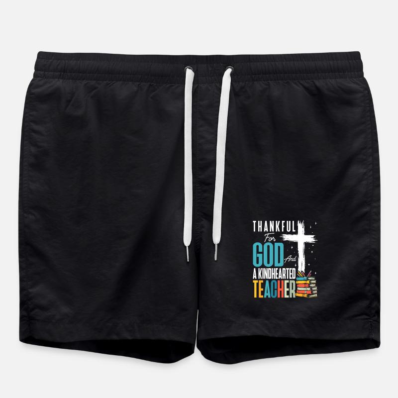 Gott-lehrer-ausbildung, Wertschätzungslehre - Badeshorts - Schwarz