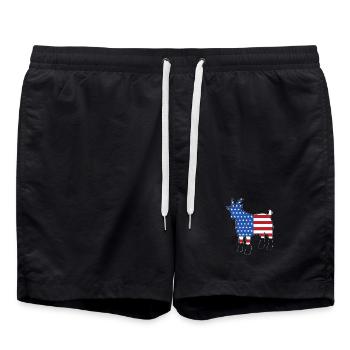 Éleveurs d’élevage Bétail - Short de bain - noir - Devant - AI Model Male 185 light (185cm)
