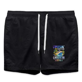 Cruisin Together Caribbean 2027 - Swim Trunks - black - Front - AI Model Male 185 light (185cm)