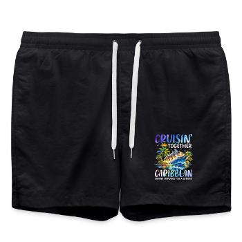 Cruisin Together Caribbean - Swim Trunks - black - Front - AI Model Male 185 light (185cm)