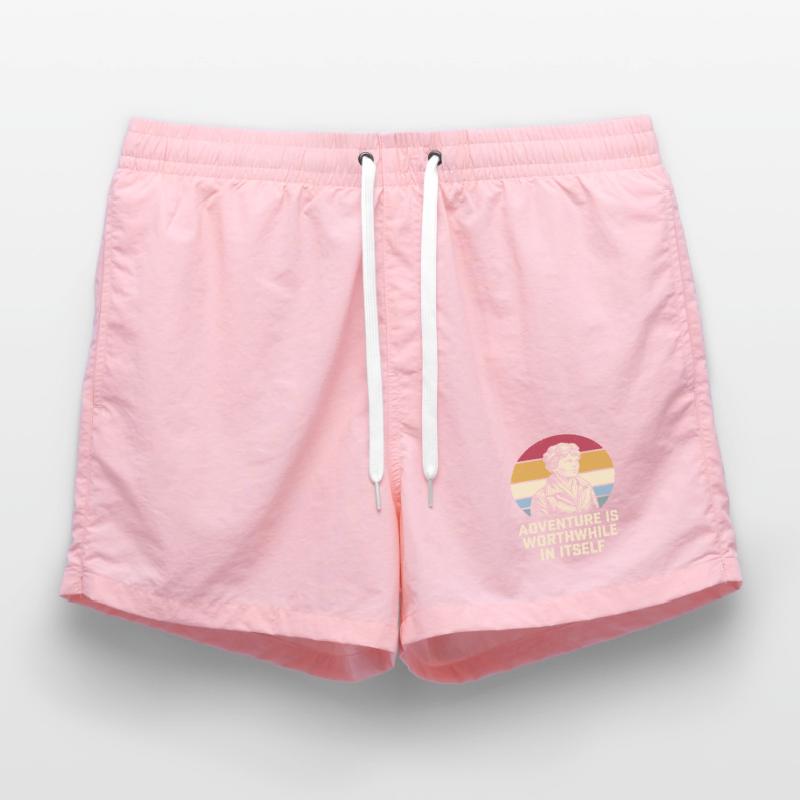 Amelia Earhart The adventure is worthwhile Swim Trunks