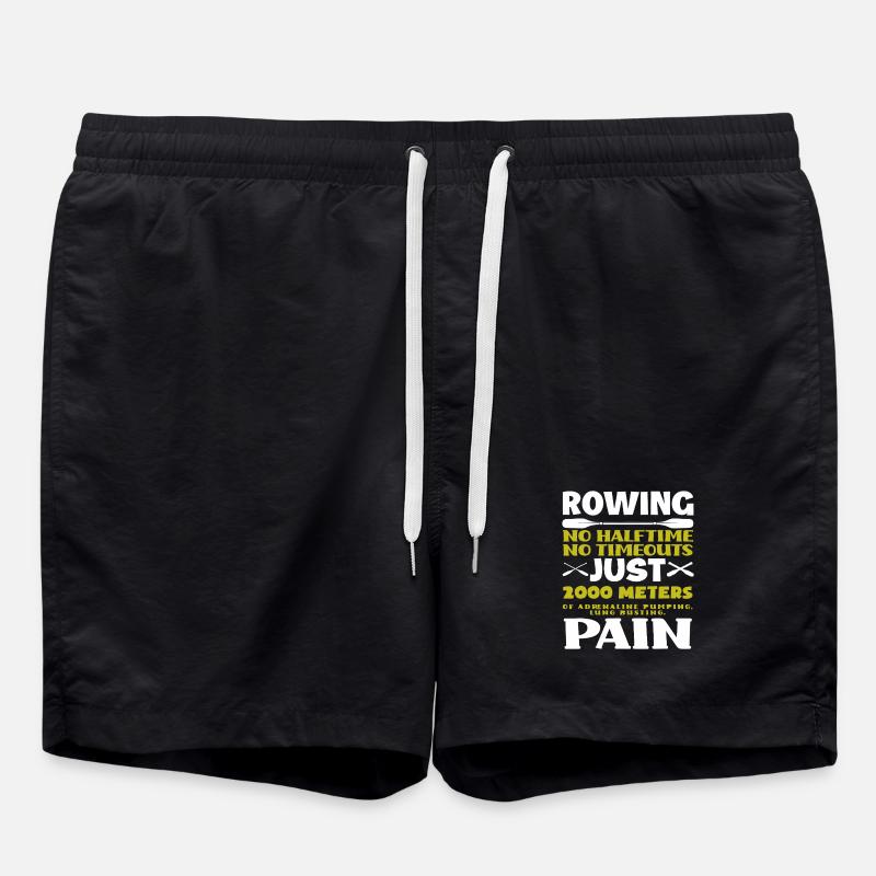 Rowing 2000m Pain - Swim Trunks - black