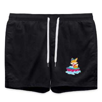 Petit bateau Fox - Short de bain - noir - Devant - AI Model Male 185 light (185cm)