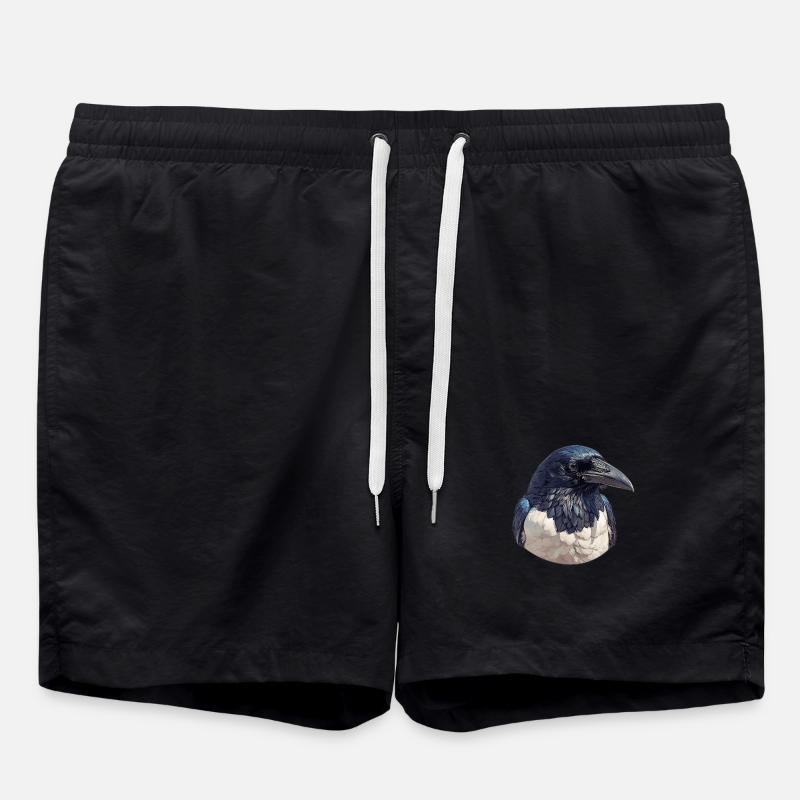 Magpies Magpie - Swim Trunks - black