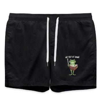 Nous testons chez Dawn Frog Wizard - Short de bain - noir - Devant - AI Model Male 185 light (185cm)