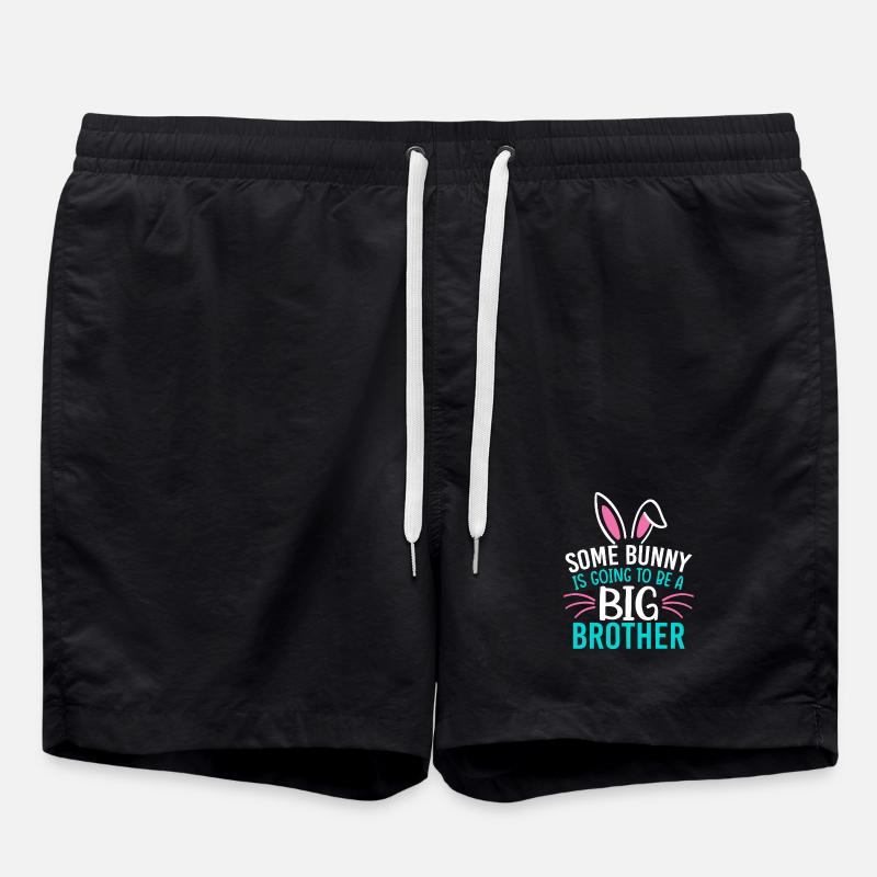 Some Bunny Big Brother - Swim Trunks - black