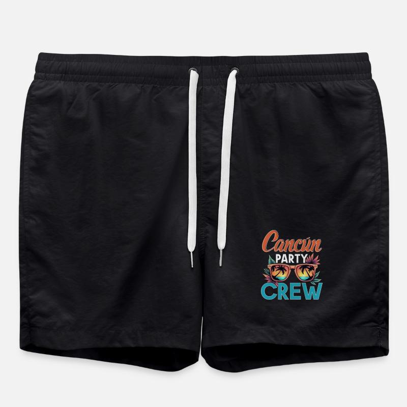 Cancun Crew - Badeshorts - Schwarz