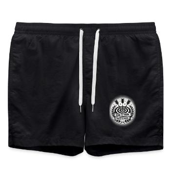 Conception de fléchettes pour joueurs de fléchettes pour les fans de fléchettes - Short de bain - noir - Devant - AI Model Male 185 light (185cm)